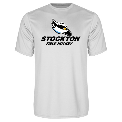 White Performance Tee - Field Hockey