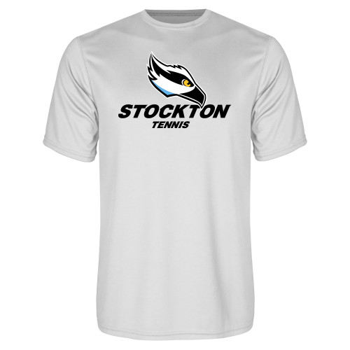  White Performance Tee - Tennis