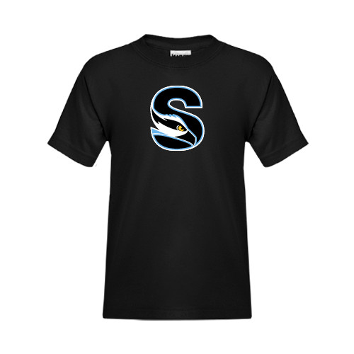  Youth Black T Shirt - Secondary Logo
