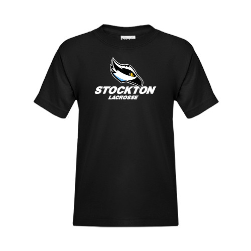  Youth Black T Shirt - Lacrosse