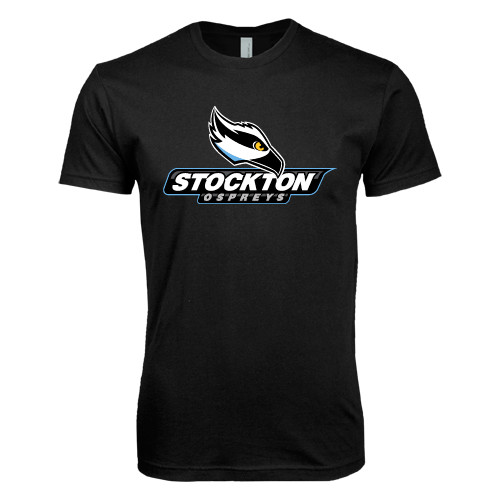  Next Level Black SoftStyle T Shirt - Official Logo