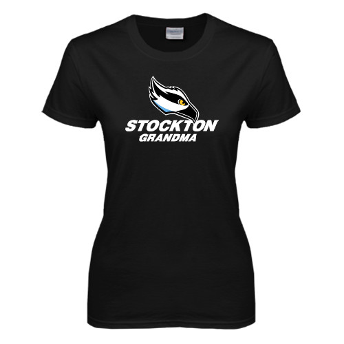  Womens Black Short Sleeve Tee - Grandma