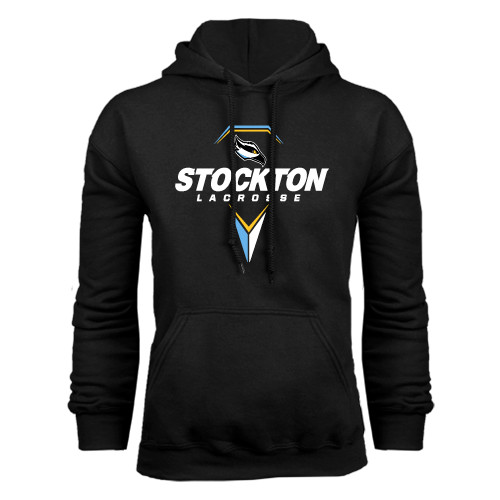  Black Fleece Hoodie - Lacrosse Design