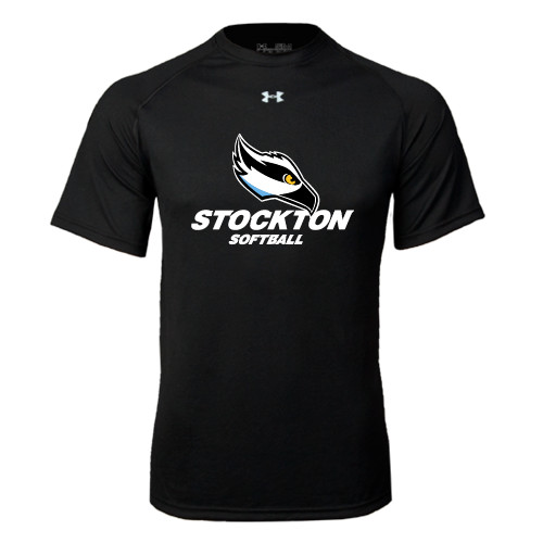  Under Armour Black Tech Tee - Softball