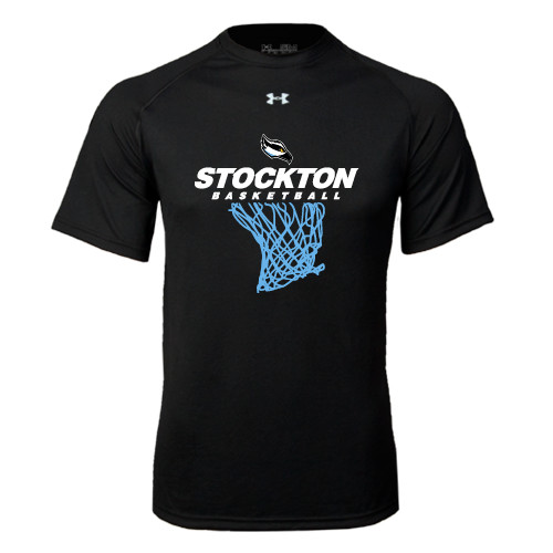  Under Armour Black Tech Tee - Basketball Design