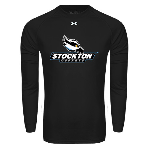  Under Armour Black Long Sleeve Tech Tee - Official Logo