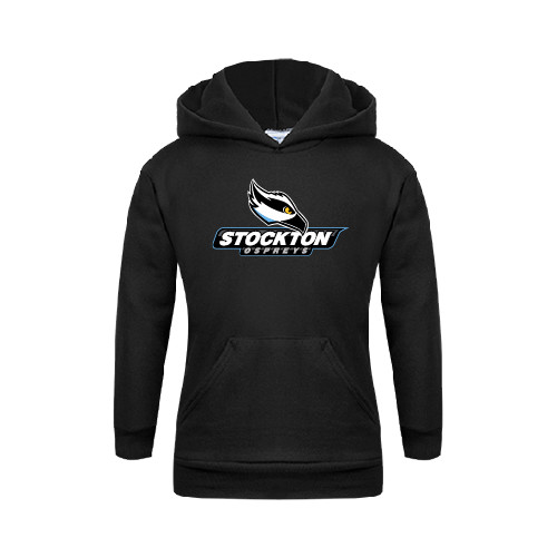 Youth Black Fleece Hoodie - Official Logo