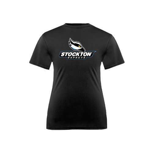  Youth Performance Black Tee - Official Logo