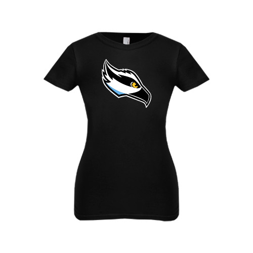  Next Level Girls Black Fashion Fit T Shirt - Osprey Head