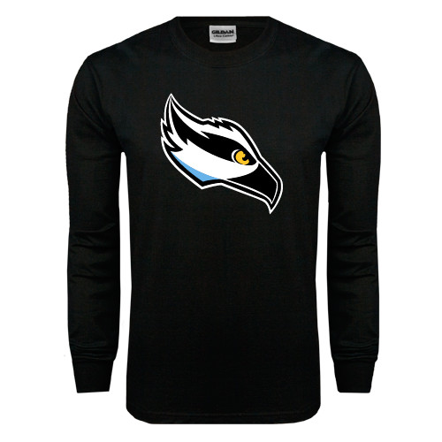  Black Long Sleeve T Shirt - Osprey Head