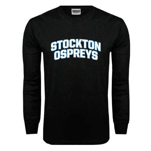  Black Long Sleeve T Shirt - Arched Collegiate