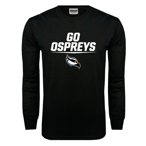  Black Long Sleeve T Shirt - Go Ospreys