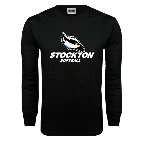  Black Long Sleeve T Shirt - Softball