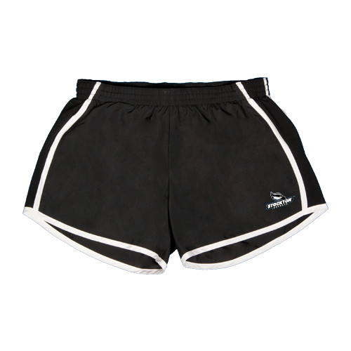  Womens Black/White Team Short - Official Logo