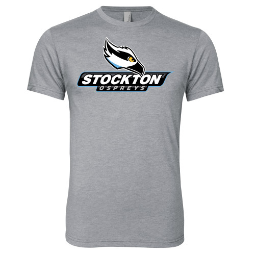  Next Level Heather Grey Triblend Tee - Official Logo