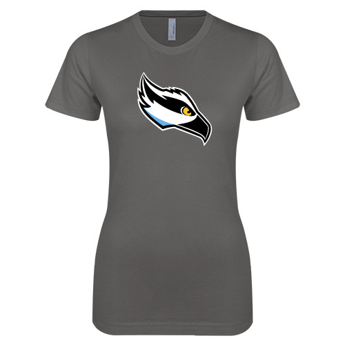  Next Level Womens Charcoal Boyfriend Tee - Osprey Head