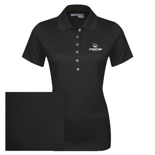  Callaway Womens Black Opti Vent Polo - Official Logo