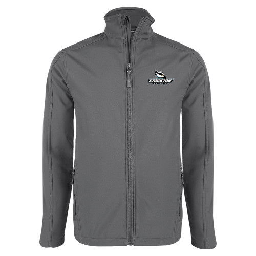  Charcoal Softshell Jacket - Official Logo