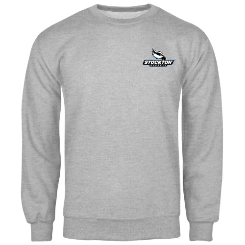  Grey Fleece Crew - Official Logo