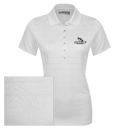  Callaway Womens White Opti Vent Polo - Official Logo