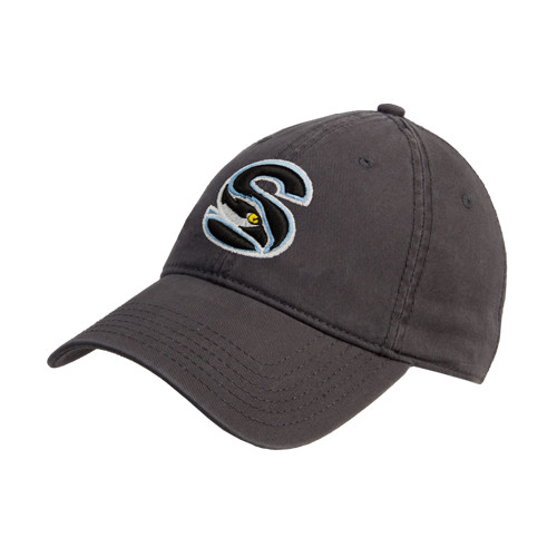  Charcoal Unstructured Adjustable Low Profile Hat - Secondary Logo
