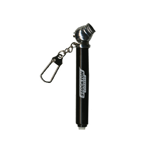  Mini Black Tire Gauge/Keychain - Wordmark Engraved