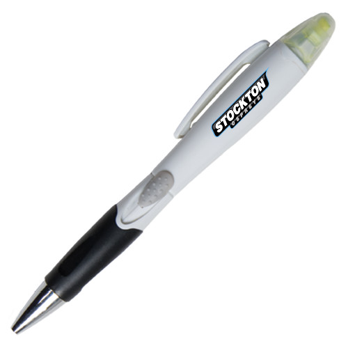  Blossom White Pen/Highlighter - Wordmark