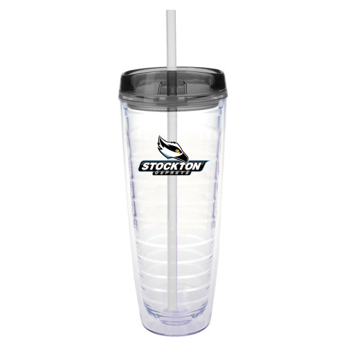  Tritan Double Wall Tumbler w/Charcoal Top 26oz - Official Logo