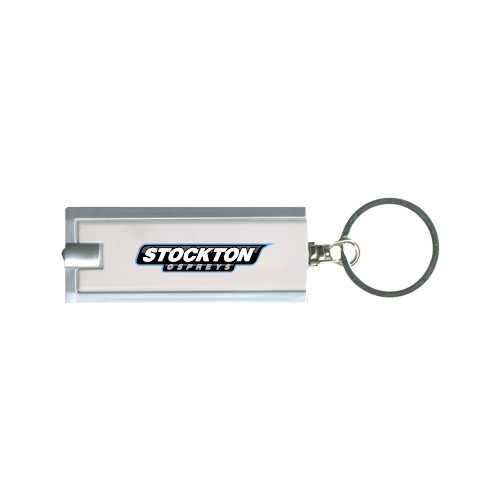  Turbo White Flashlight Key Holder - Wordmark