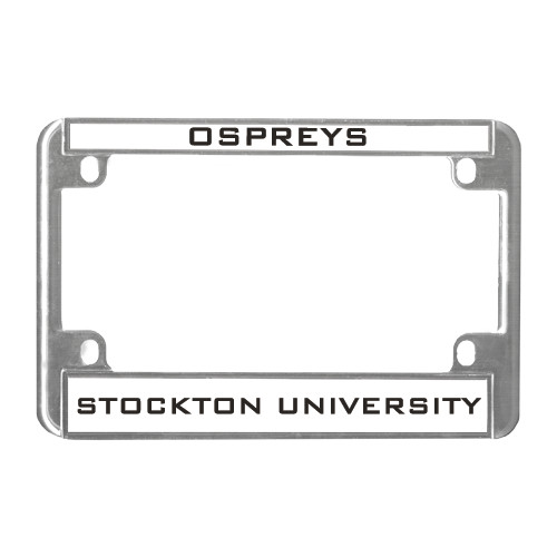  Metal Motorcycle License Plate Frame in Chrome - Mascot