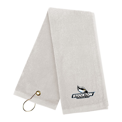  White Golf Towel - Official Logo