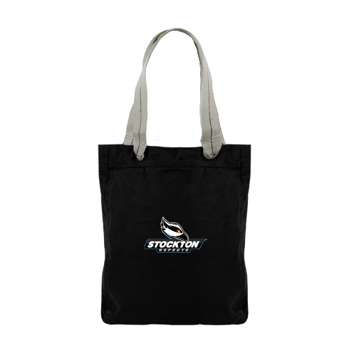  Allie Black Canvas Tote - Official Logo