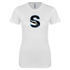 Thumbnail image for  Next Level Womens White Boyfriend Tee