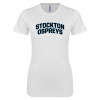 Thumbnail image for  Next Level Womens White Boyfriend Tee