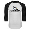 Thumbnail image for  White/Black Raglan Baseball T Shirt