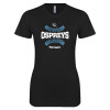 Thumbnail image for  Next Level Womens Black Boyfriend Tee