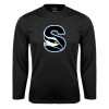 Thumbnail image for  Black Performance Long Sleeve Shirt