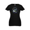 Thumbnail image for  Next Level Girls Black Fashion Fit T Shirt