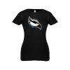 Thumbnail image for  Next Level Girls Black Fashion Fit T Shirt