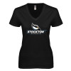 Thumbnail image for  Next Level Womens Black Ideal V Tee