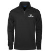 Thumbnail image for  Black Slub Fleece 1/4 Zip Pullover