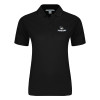 Thumbnail image for  Womens Silk Touch Black Pique Polo