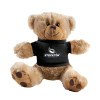 Thumbnail image for  Plush Big Paw 8 1/2 inch Brown Bear w/Black Shirt