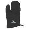 Thumbnail image for  Quilted Canvas Black Oven Mitt
