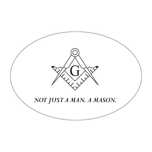  Medium Decal - Not Just A Man A Mason