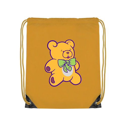  Gold Drawstring Backpack - CDC Bear
