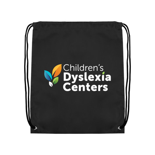  Black Drawstring Backpack - CDC Primary Gradient