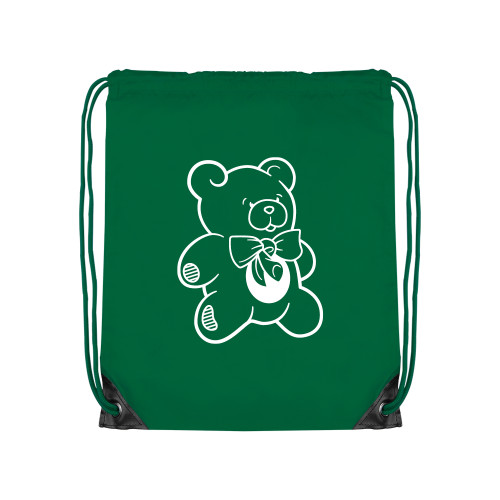  Kelly Green Drawstring Backpack - CDC Bear