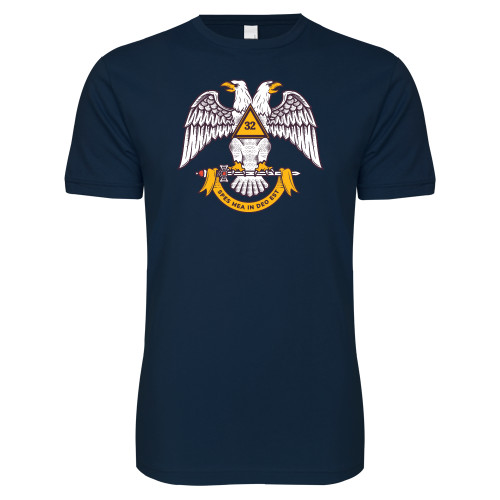  Next Level Navy SoftStyle T Shirt - Spes Mea In Deo Est