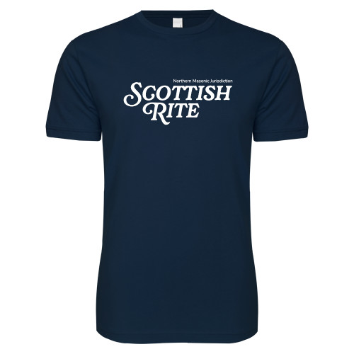  Next Level Navy SoftStyle T Shirt - Scottish Rite